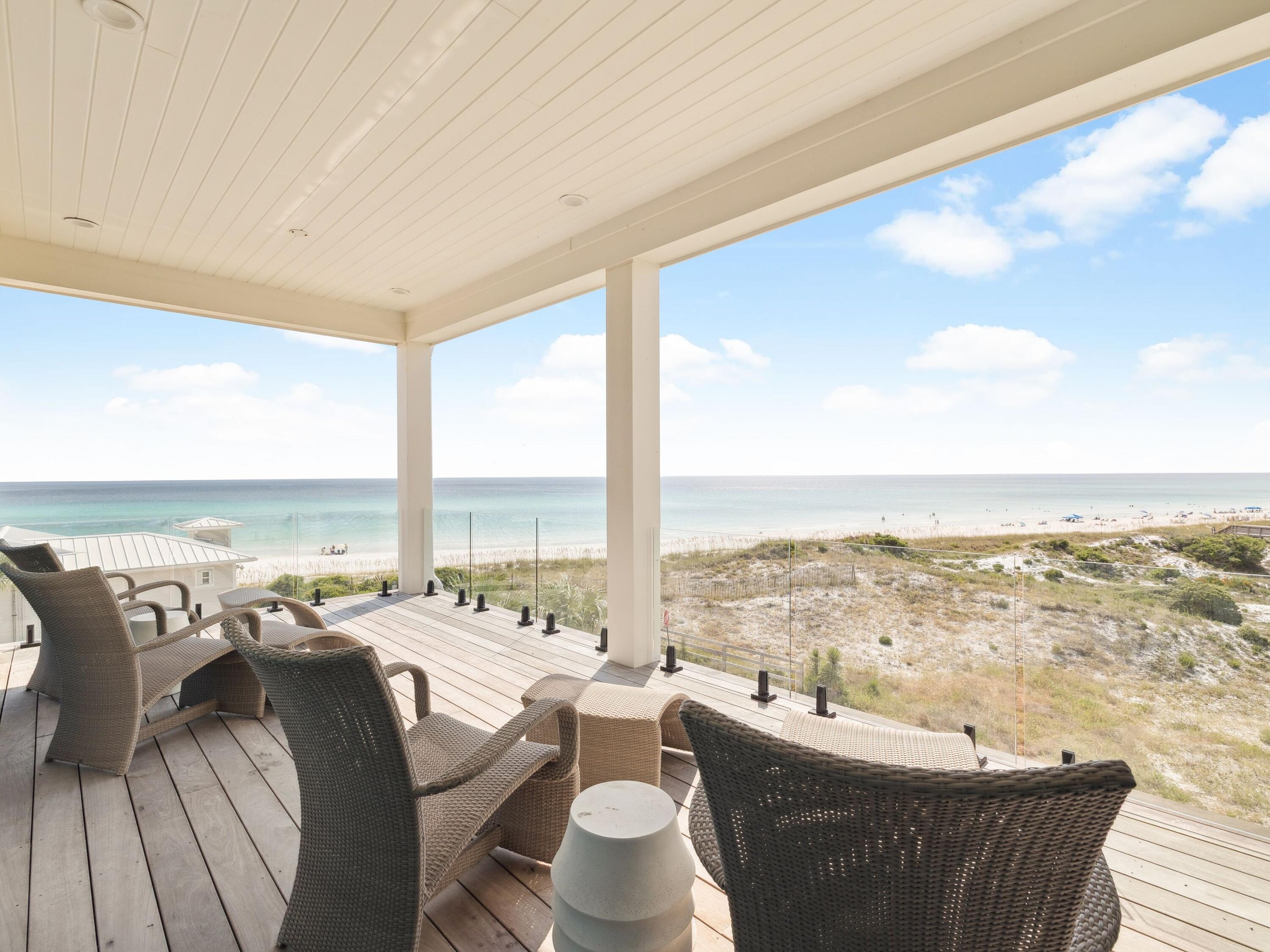 91 Emerald Cove Lane North Inlet Beach, FL 32461 - Photo 46 of 53 a living room with furniture and a large window
