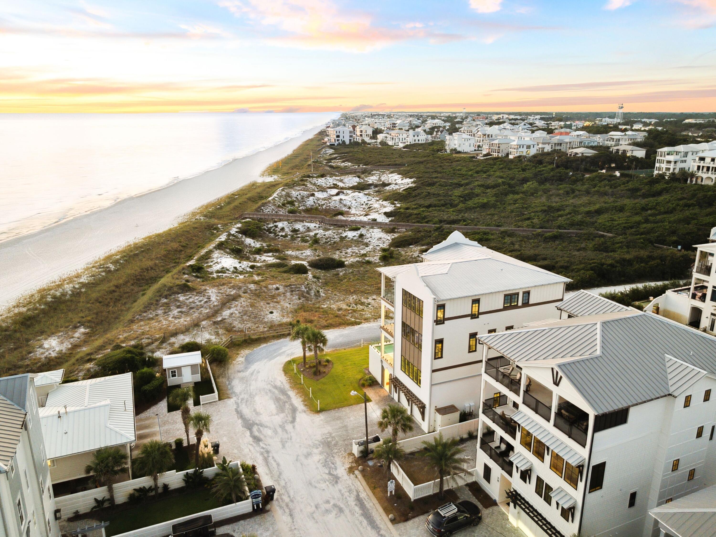 91 Emerald Cove Lane North Inlet Beach, FL 32461 - Photo 51 of 53 a view of a city with an ocean view