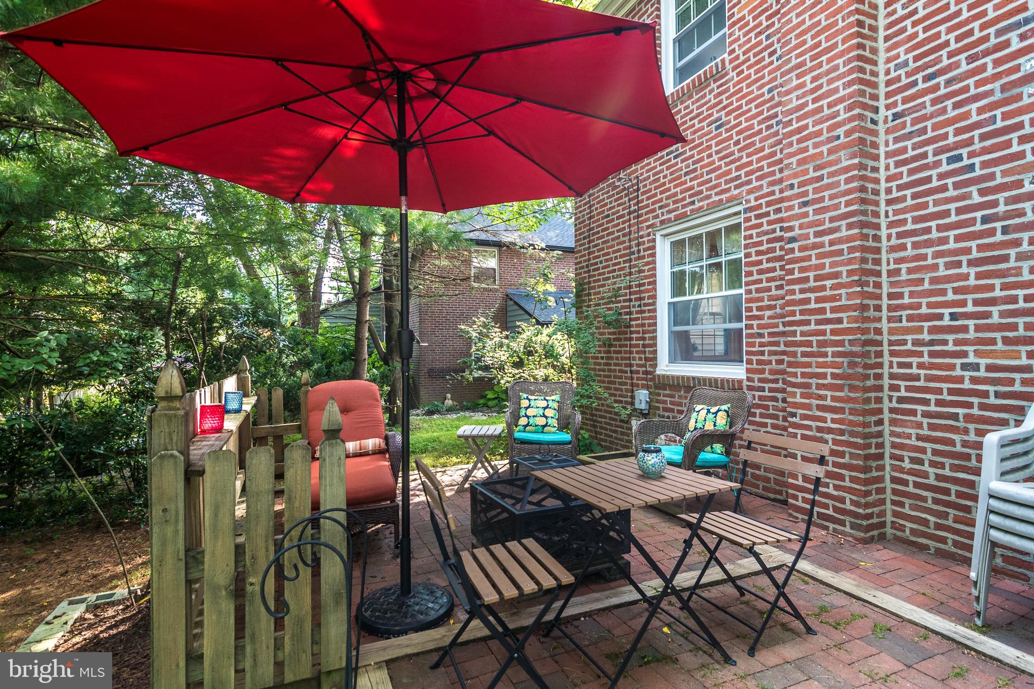725 Fairfield Road Glenside, PA 19038 - Photo 34 of 39 Secluded Rear Patio