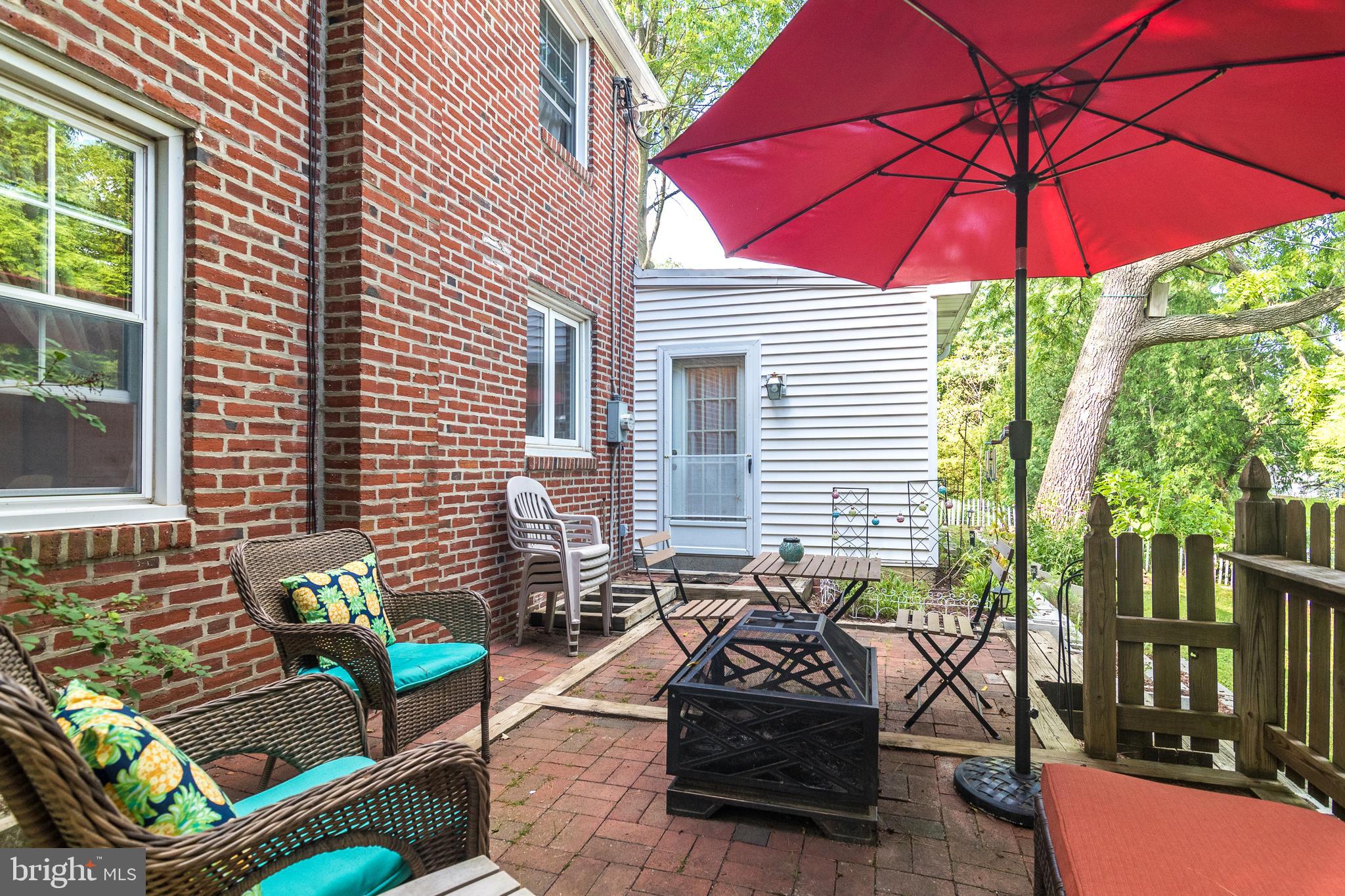 725 Fairfield Road Glenside, PA 19038 - Photo 35 of 39 Secluded Rear Patio