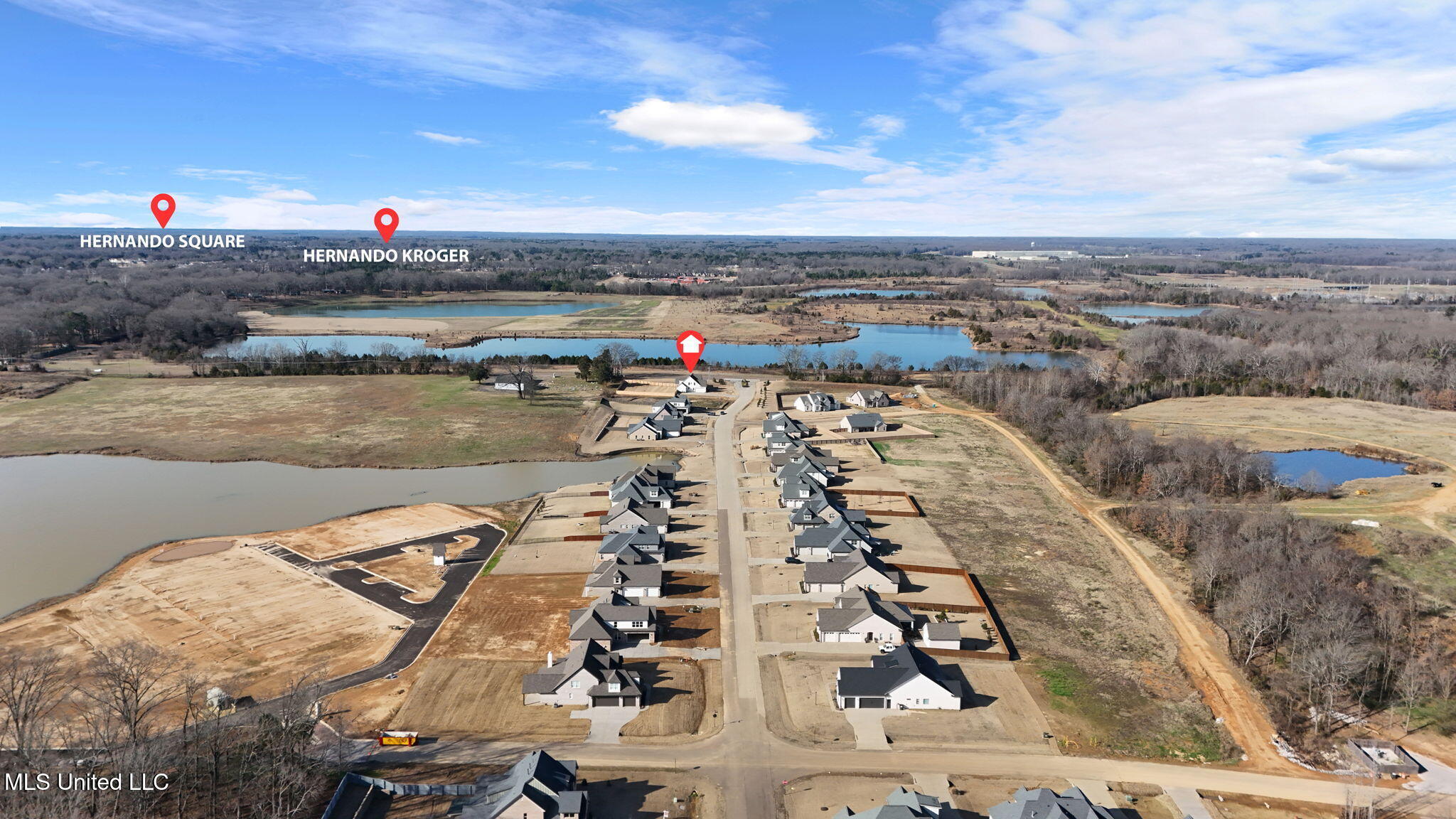 2035 Livingston Way Hernando, MS 38632 - Photo 42 of 44 Aerial - West
