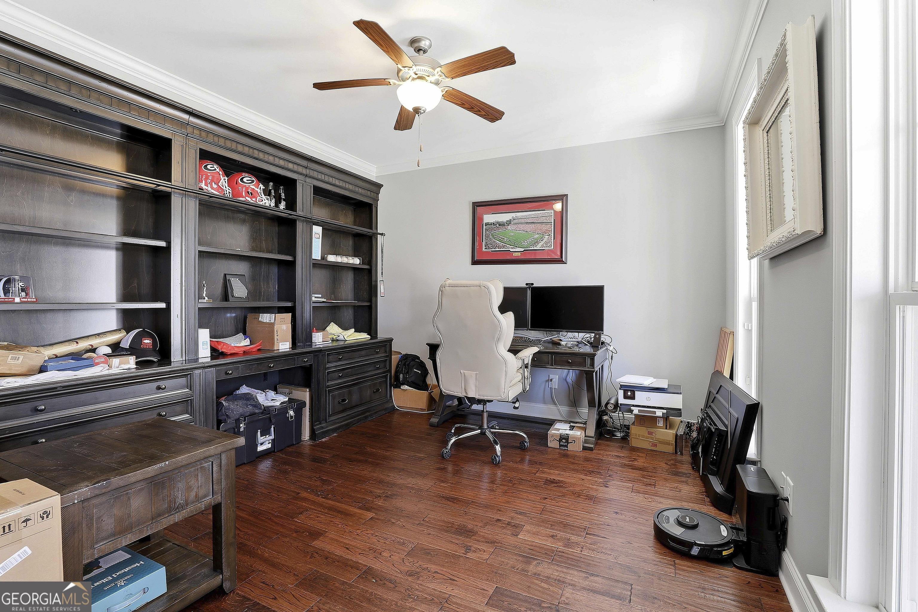 170 Emerson Ridge Trail Senoia, GA 30276 - Photo 13 of 24 a workspace with furniture wooden floor and a window