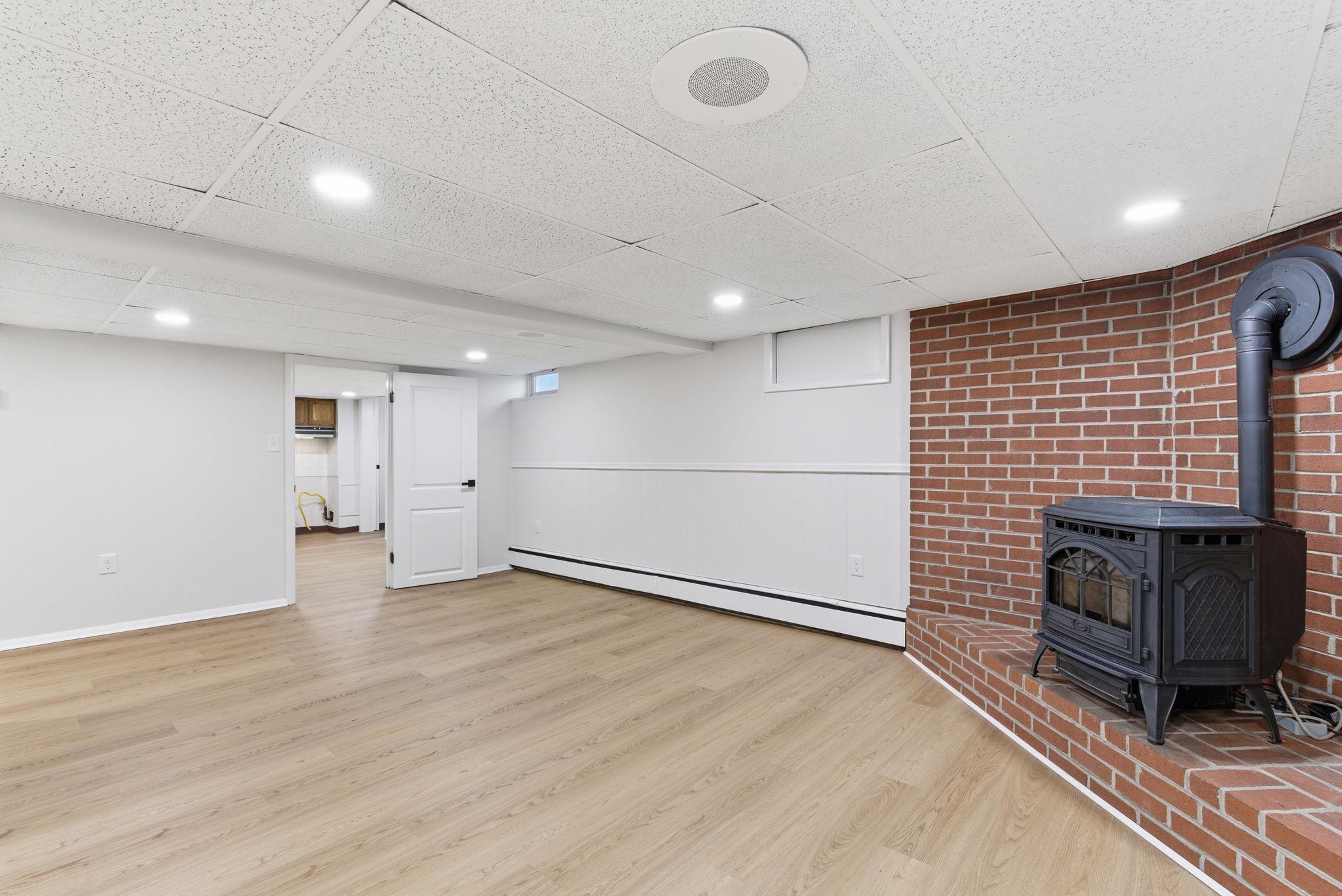 305 Gralan Road Catonsville, MD 21228 - Photo 24 of 38 Lower level recreation space, recessed lights.