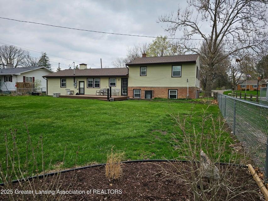 608 Edwards Street Grand Ledge, MI 48837 - Photo 23 of 29 Fenced Back Yard