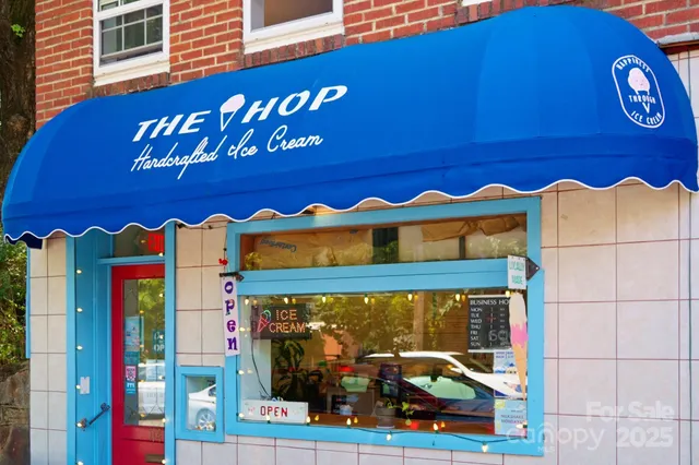 a view of a house with a mountain in the background