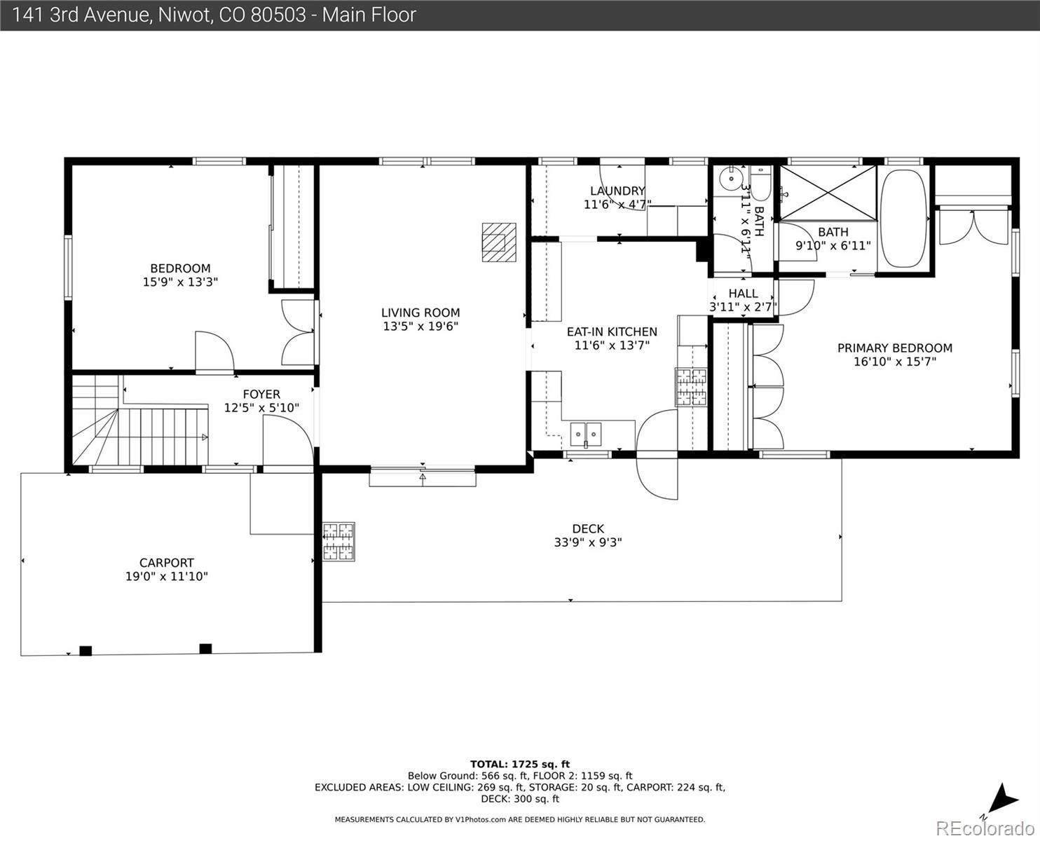 141 3rd Avenue Niwot, CO 80544 - Photo 48 of 49 a picture of a floor plan