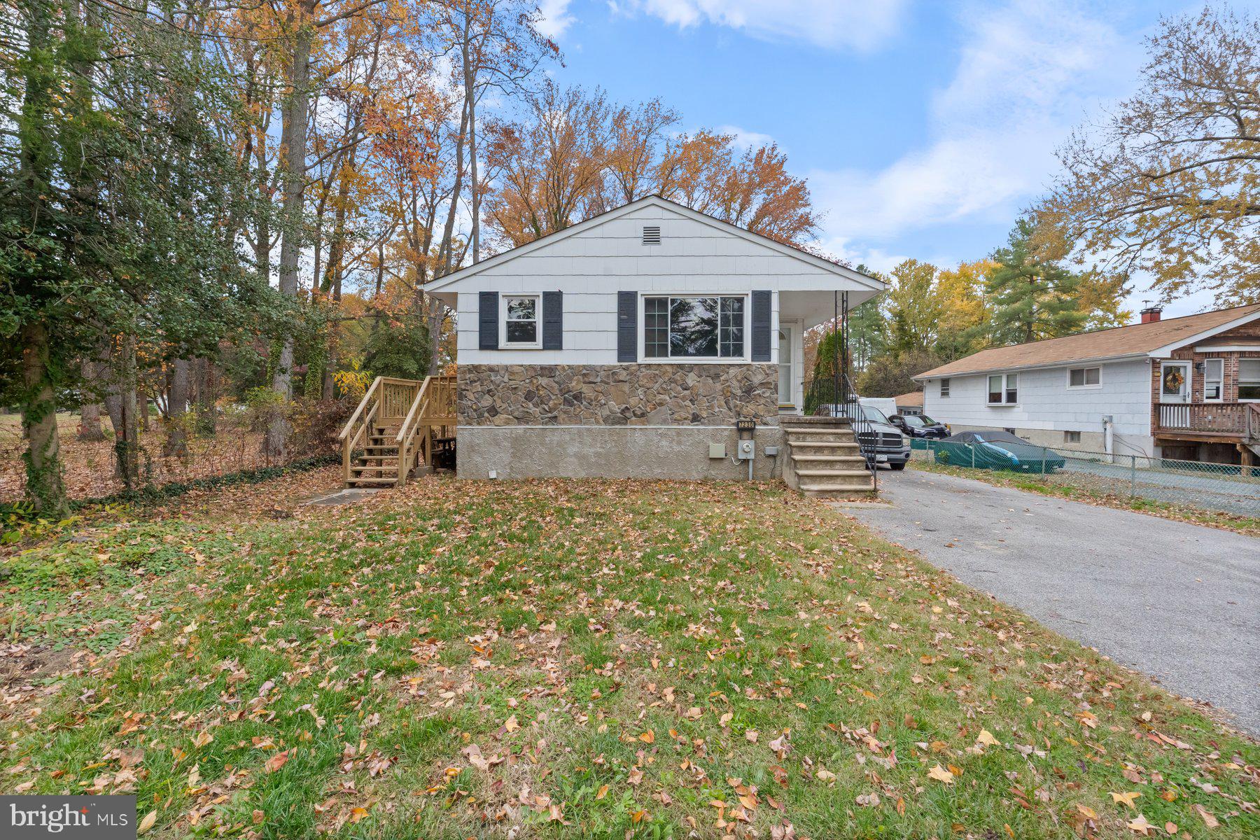 7230 Gunpowder Road Baltimore, MD 21220 - Photo 1 of 29 Front Exterior/ Front Yard with Driveway