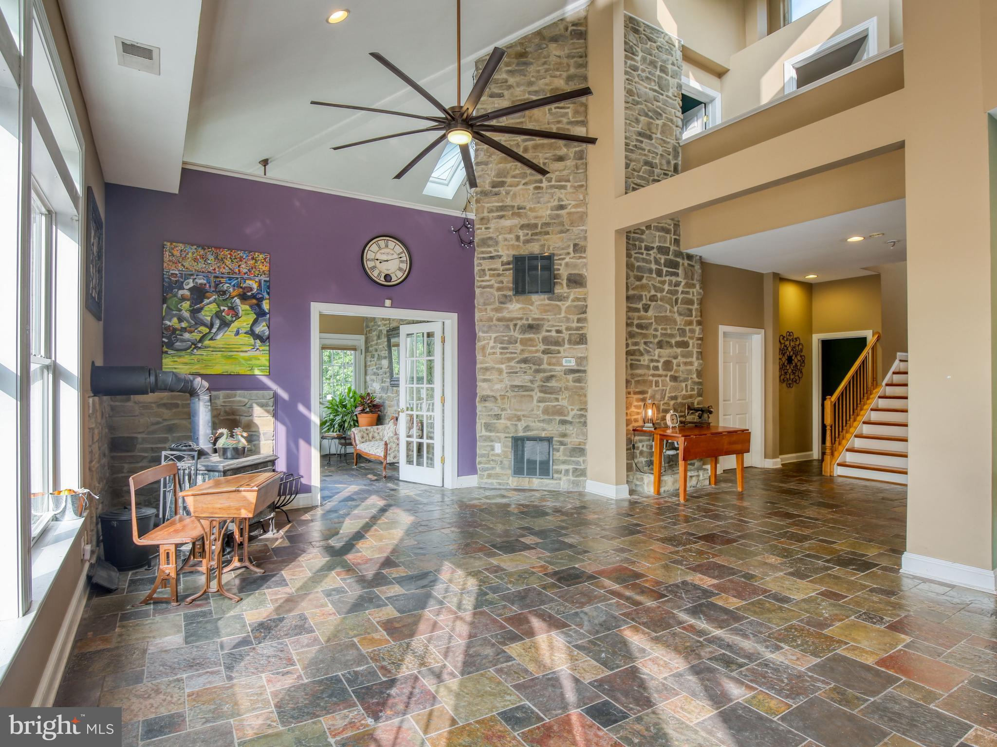 25 Jenkins Road Gerrardstown, WV 25420 - Photo 14 of 61 STUNNING family room with slate floor