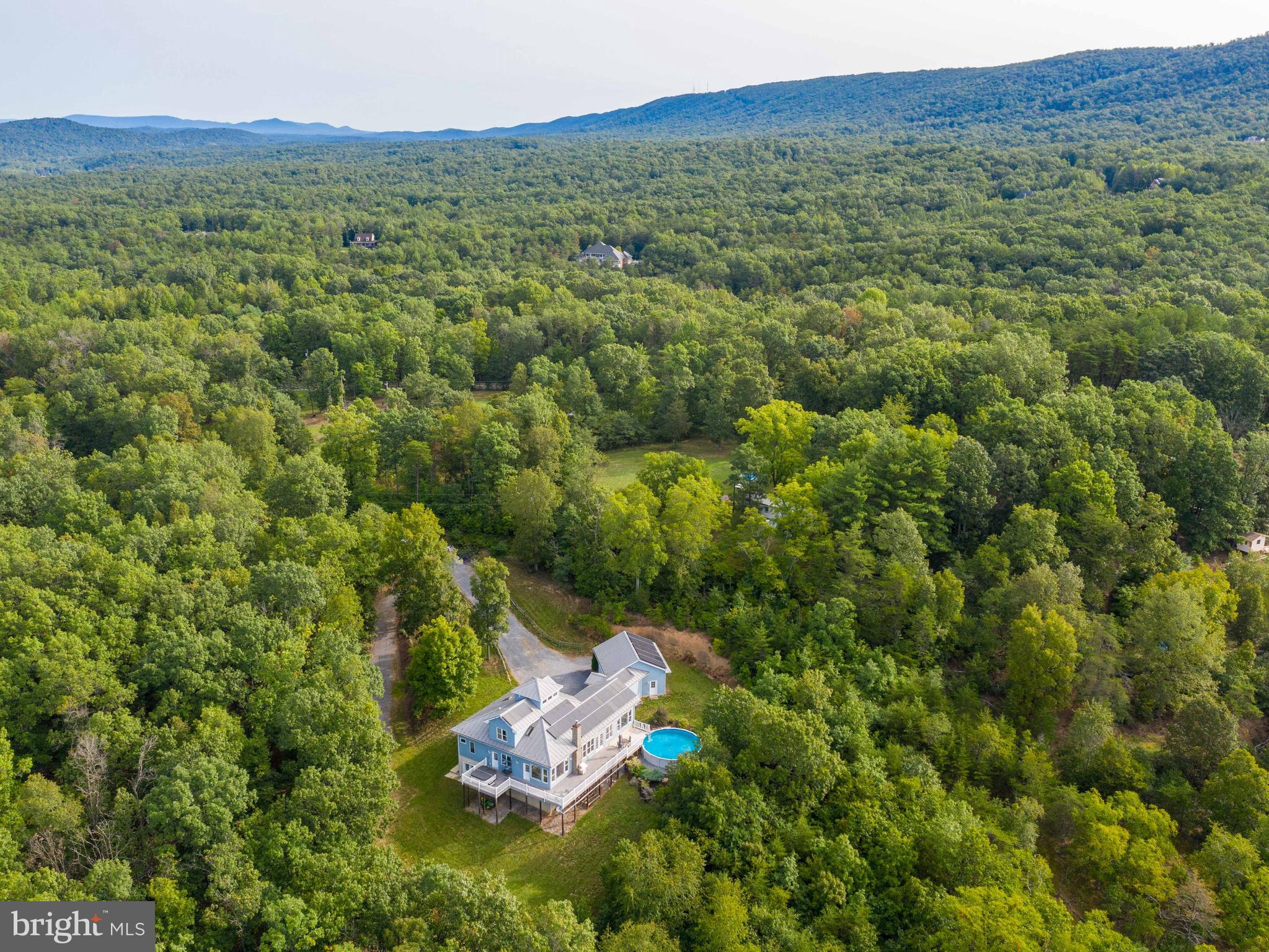 Aerial of area