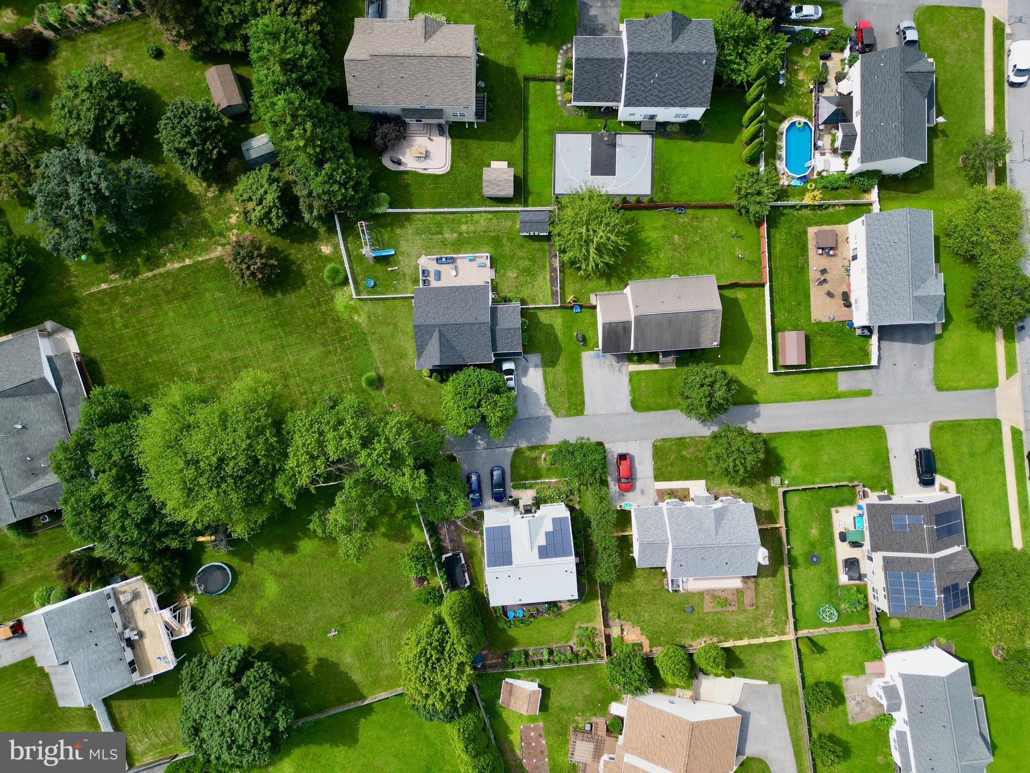 4195 Fallow Drive Hampstead, MD 21074 - Photo 38 of 40 an aerial view of house with yard swimming pool and outdoor seating