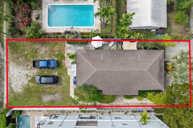 a view of outdoor space and covered with tall trees