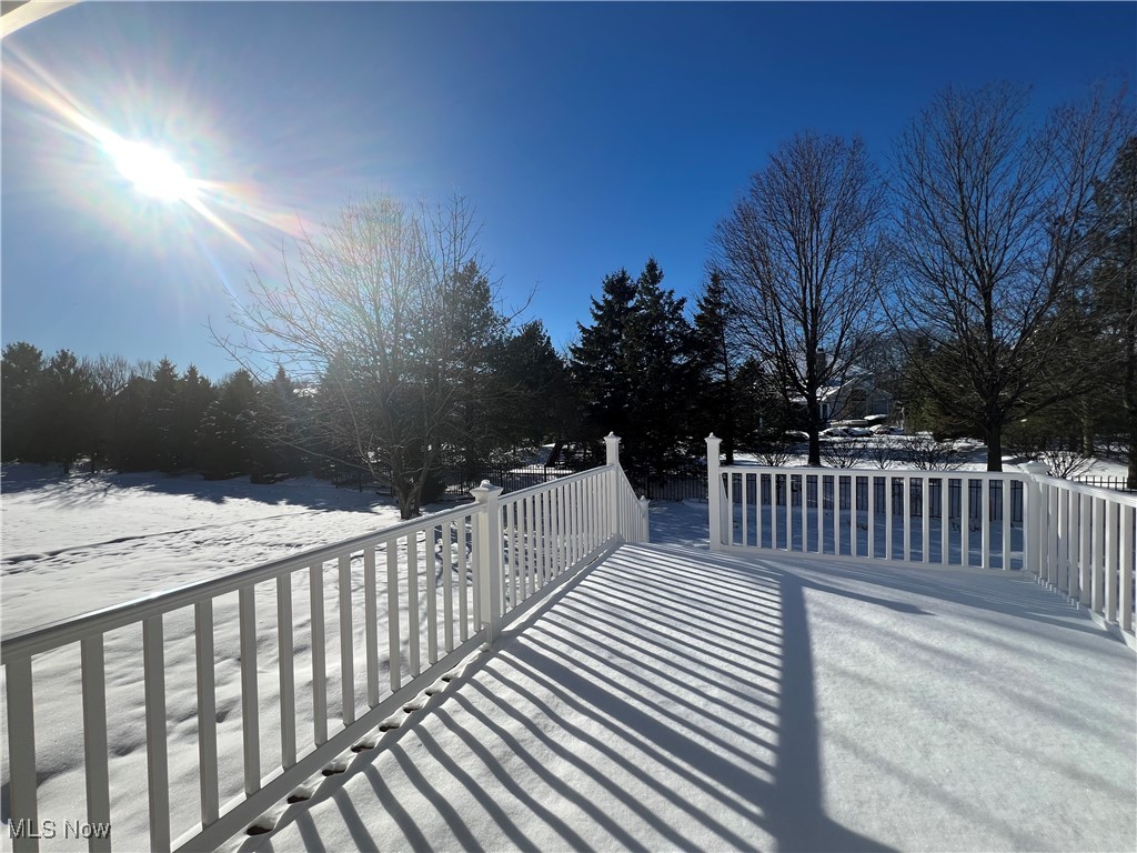 View of large deck