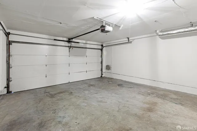 a view of a house with a garage