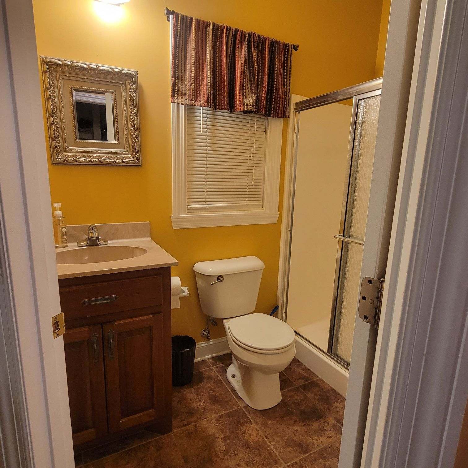 828 Prosser Road Leoma, TN 38468 - Photo 16 of 20 a bathroom with a sink toilet and shower