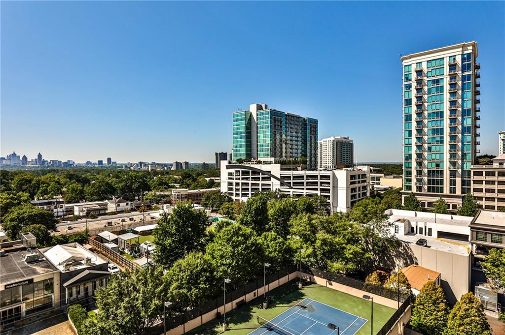 325 East Paces Ferry Road Northeast, Unit 1105 Atlanta, GA 30305 - Photo 23 of 36 a view of a city with tall buildings