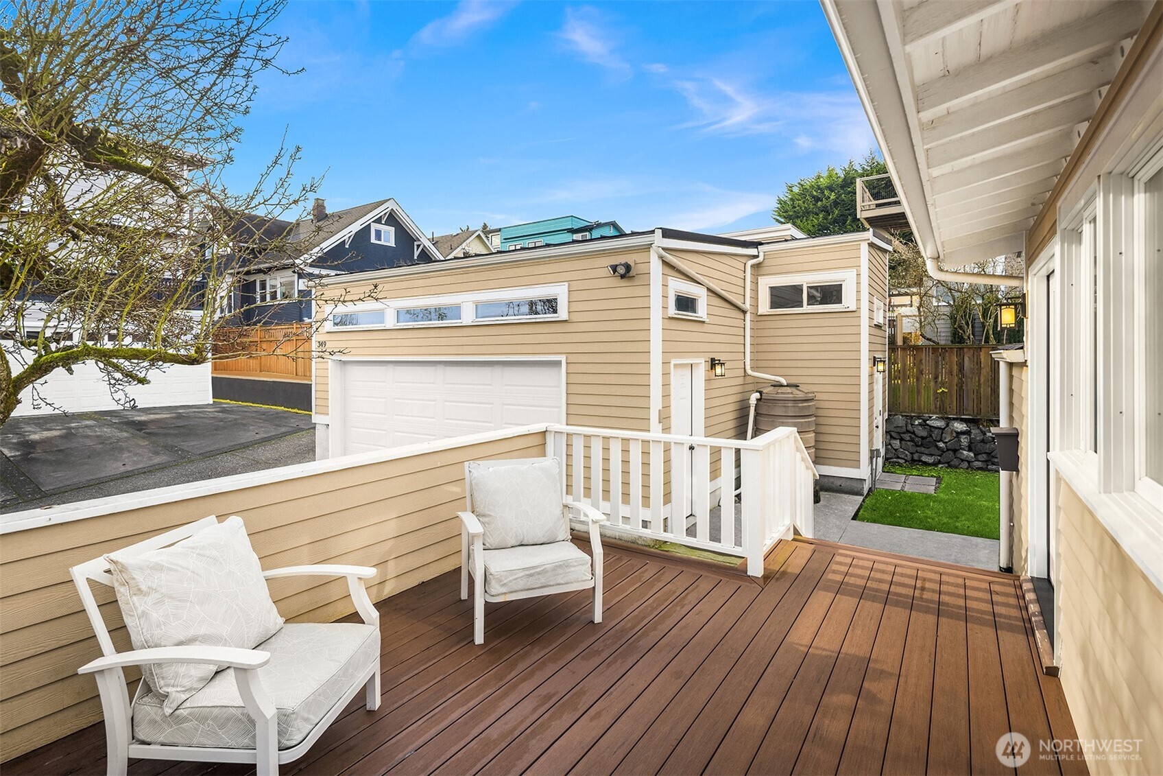 349 North 72nd Street Seattle, WA 98103 - Photo 9 of 26 a view of a patio with a table and chairs