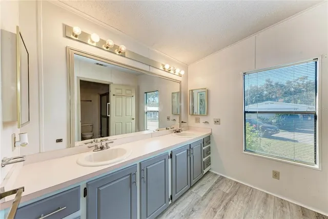 a view of hallway with front door