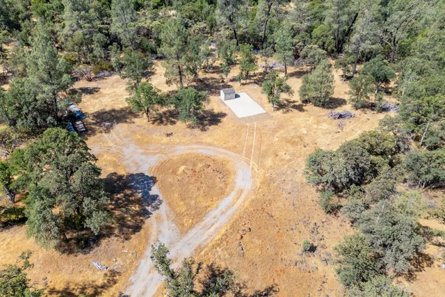 a view of outdoor space with garden