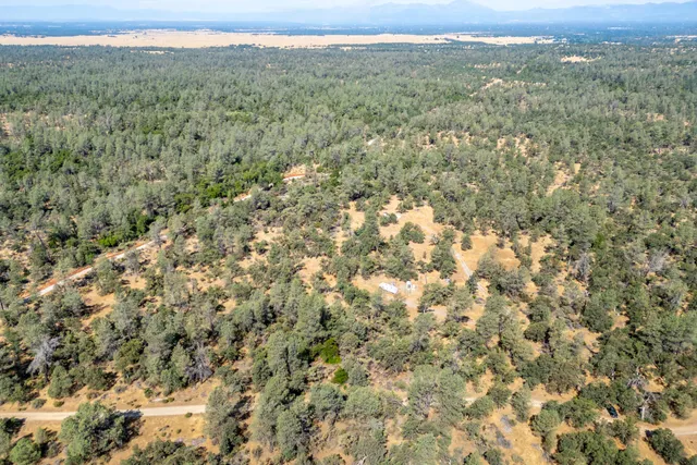 a view of city and mountain