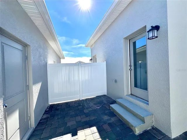 a view of front door of a house