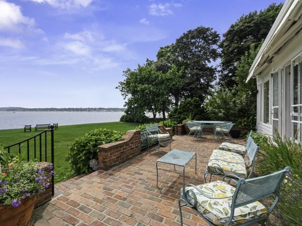 247 King Caesar Road Duxbury, MA 02332 - Photo 12 of 38 a view of a patio with couches table and chairs and potted plants