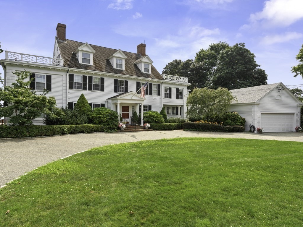 247 King Caesar Road Duxbury, MA 02332 - Photo 3 of 38 a front view of a house with a yard balcony