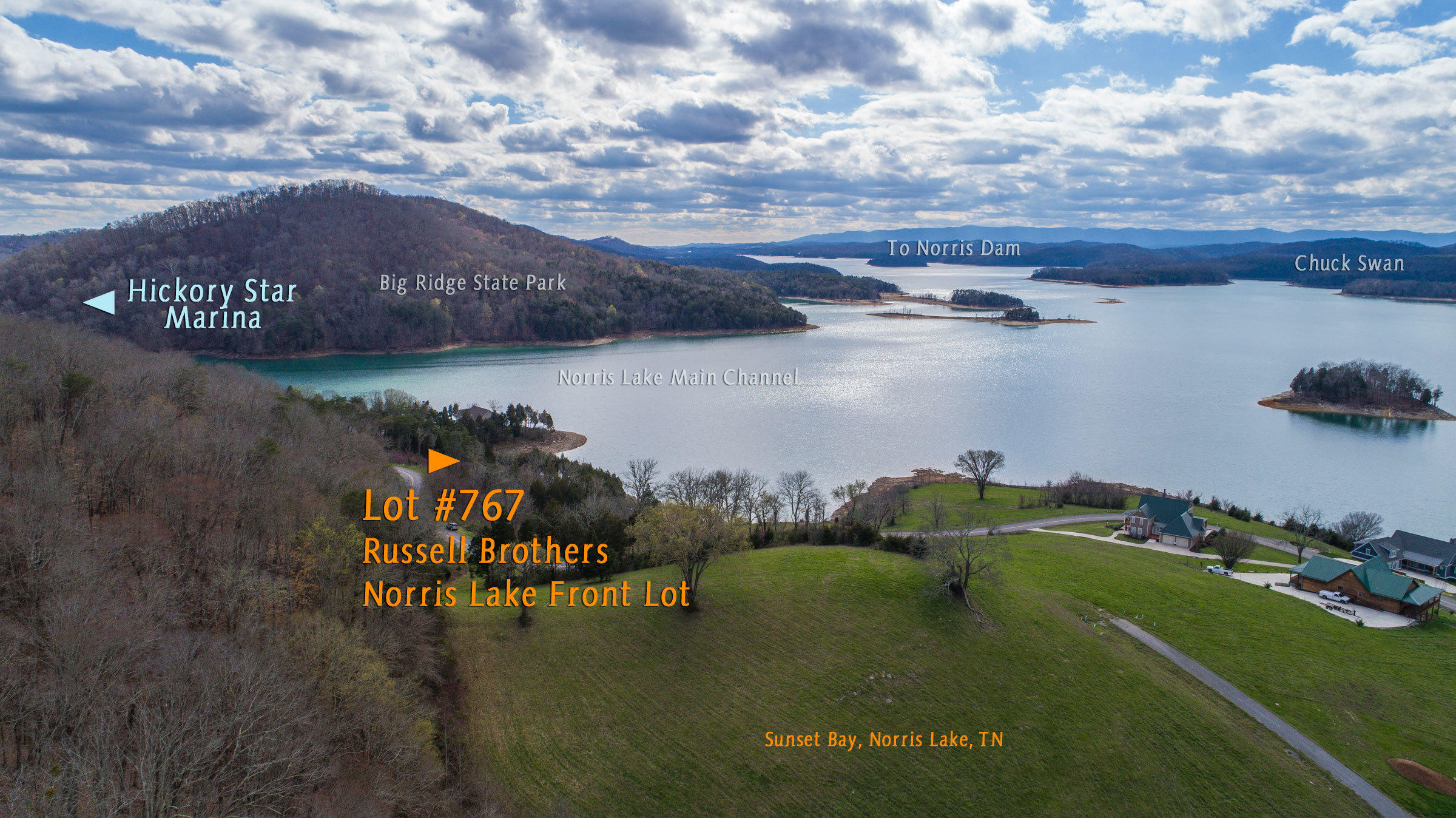 767 Russell Brothers Road Sharps Chapel, TN 37866 - Photo 3 of 25 Lot #767, Norris Lakefront Sunset Bay