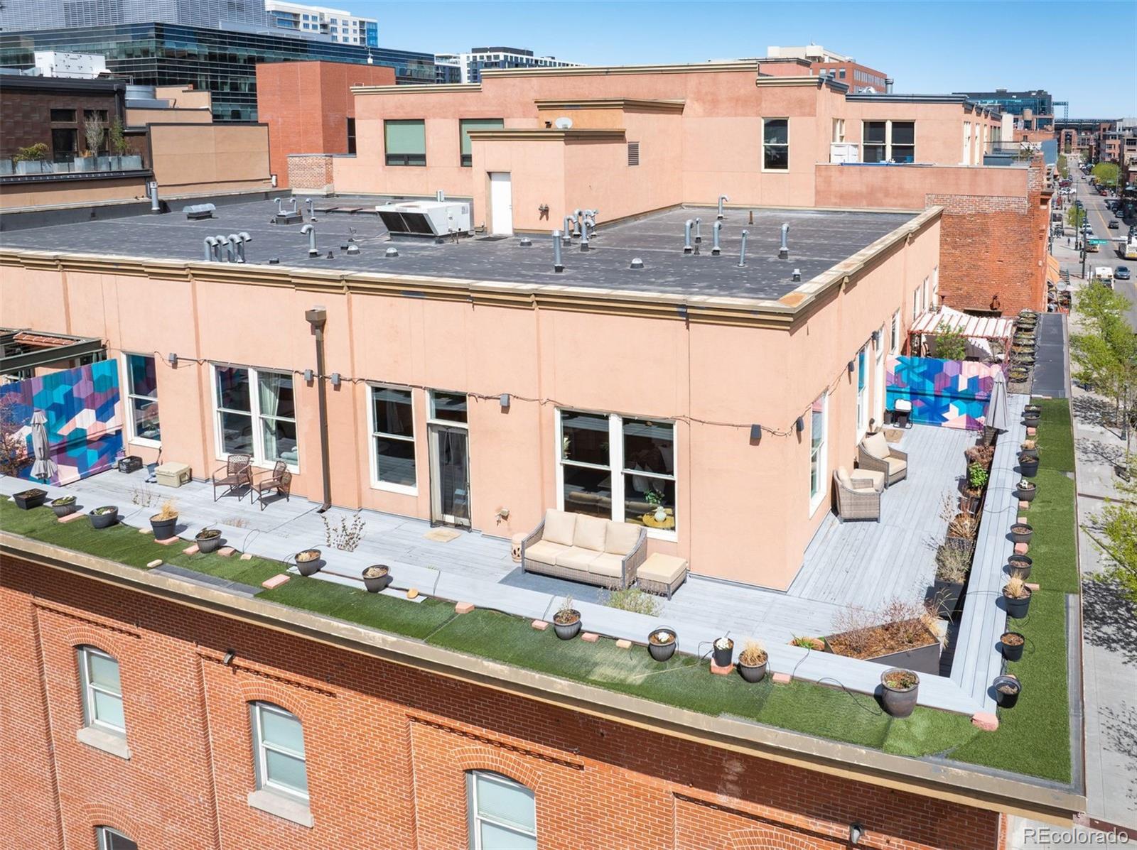 1501 Wazee Street, Unit 4B Denver, CO 80202 - Photo 32 of 49 an aerial view of a house and outdoor space