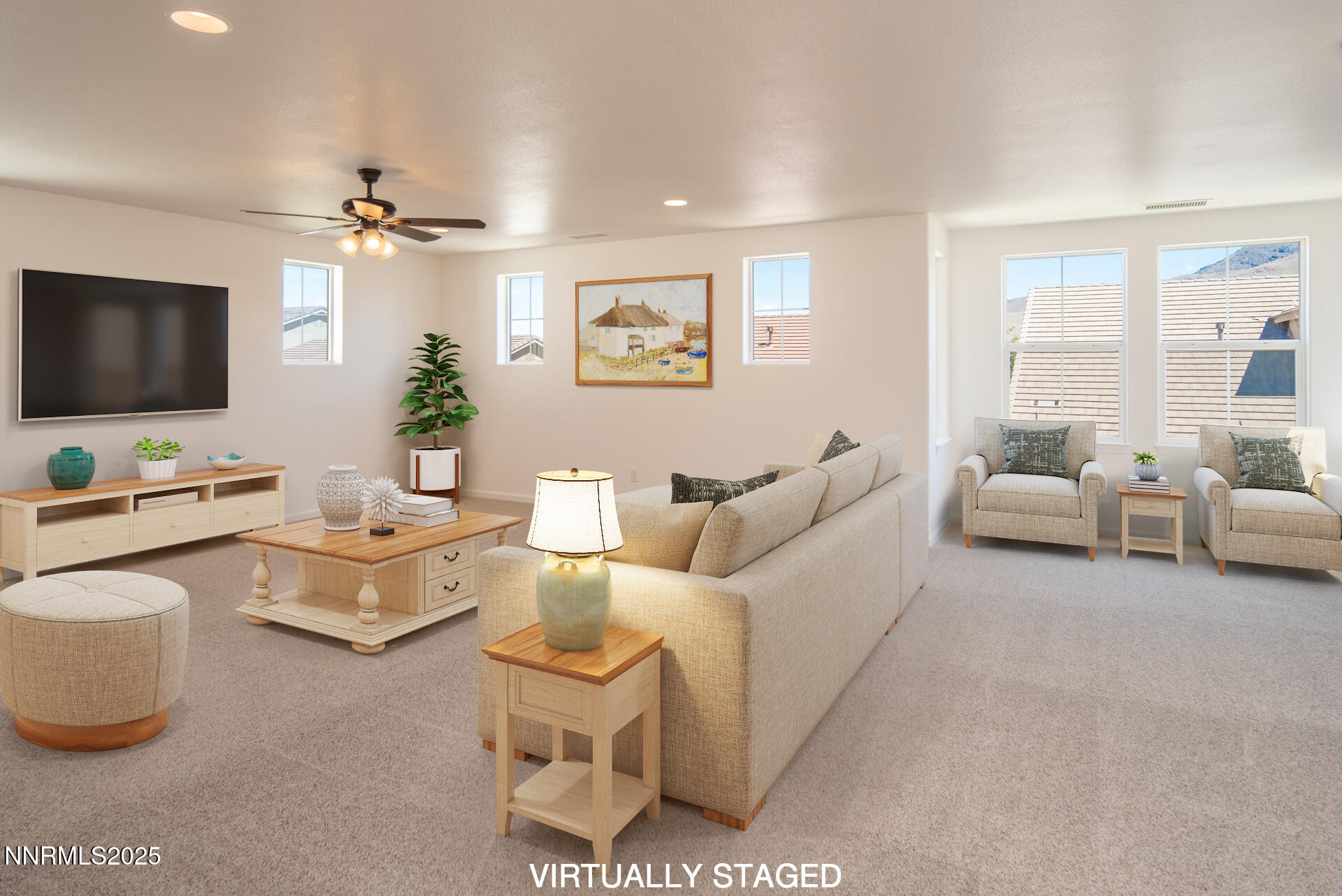 2085 Long Hollow Drive Reno, NV 89521 - Photo 11 of 42 a living room with furniture and a flat screen tv