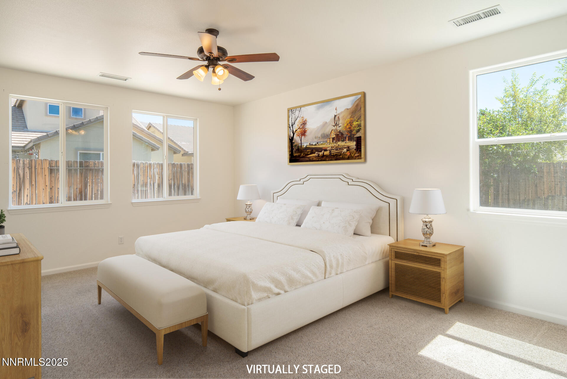 2085 Long Hollow Drive Reno, NV 89521 - Photo 16 of 42 a bedroom with a bed and a chandelier