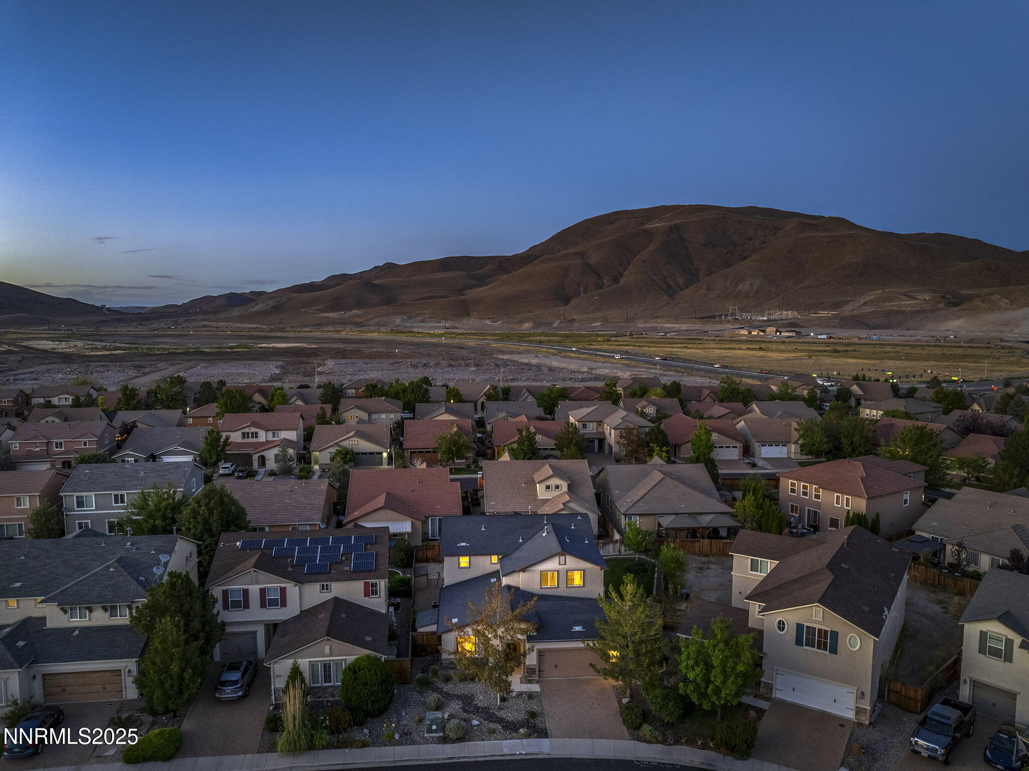 2085 Long Hollow Drive Reno, NV 89521 - Photo 31 of 42 an aerial view of residential houses and outdoor space