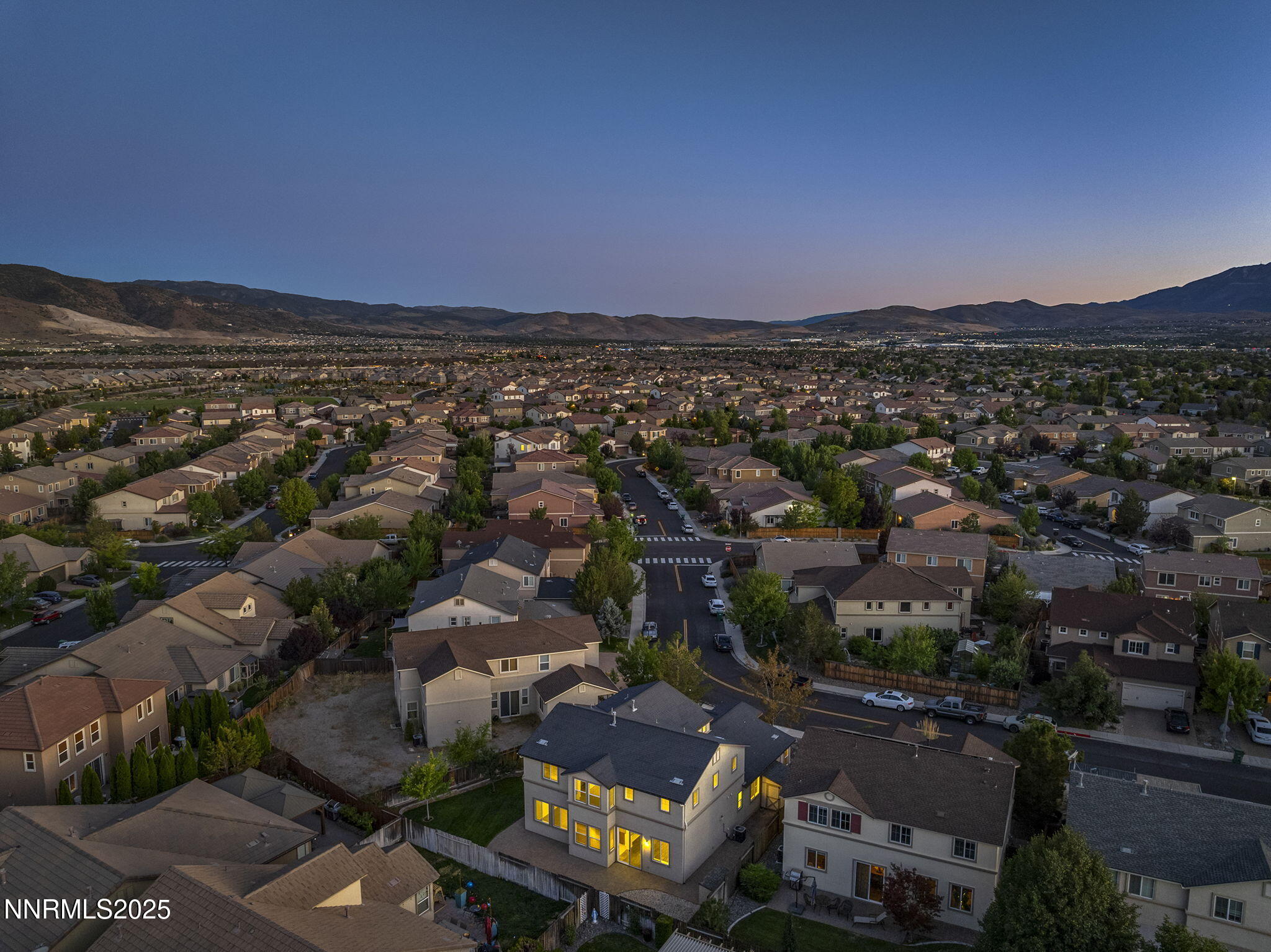 2085 Long Hollow Drive Reno, NV 89521 - Photo 35 of 42 an aerial view of residential houses with outdoor space
