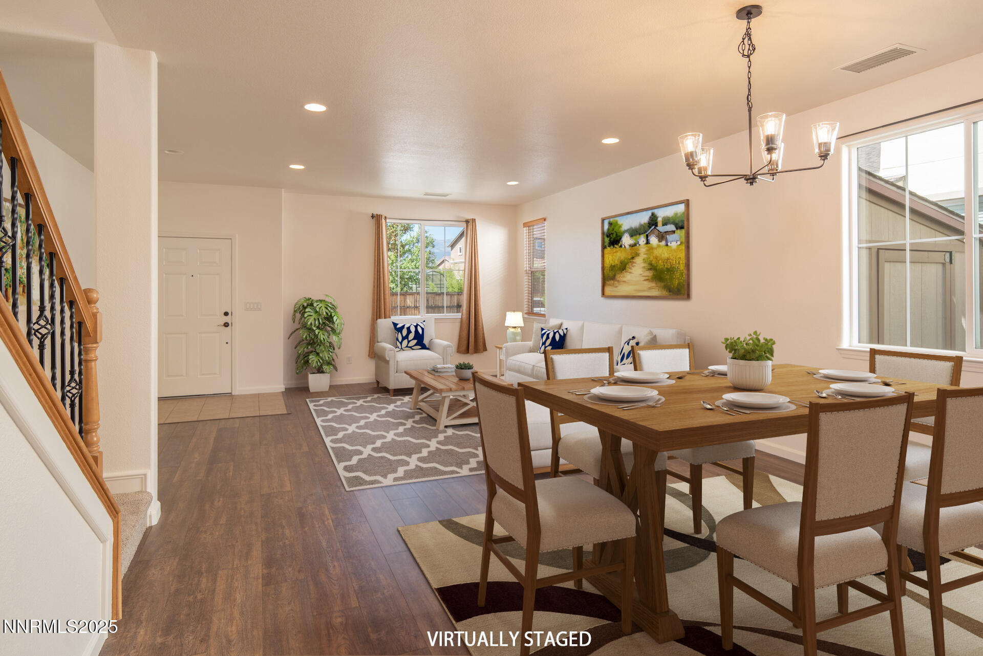 2085 Long Hollow Drive Reno, NV 89521 - Photo 7 of 42 a view of a dining room with furniture window and wooden floor