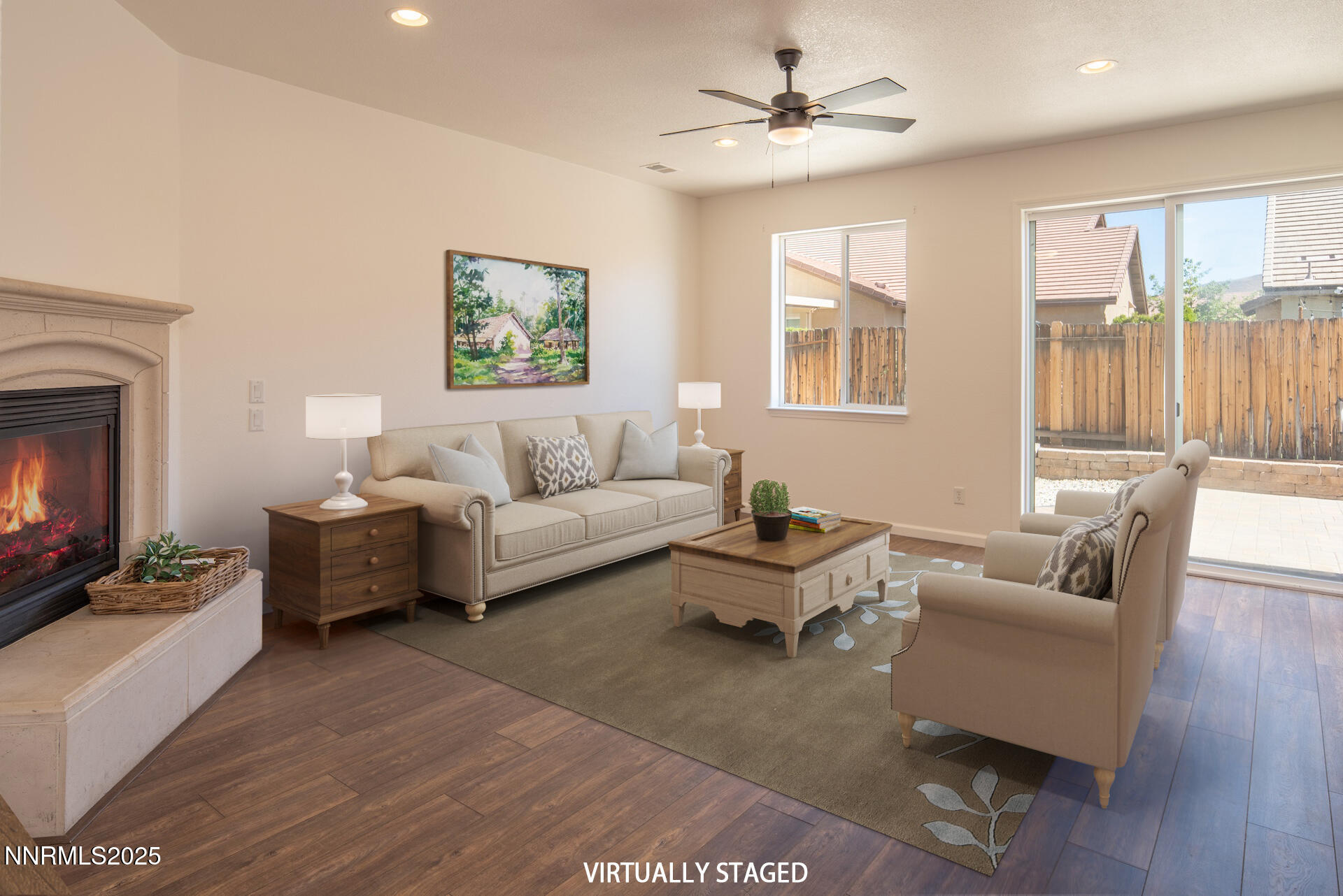 2085 Long Hollow Drive Reno, NV 89521 - Photo 9 of 42 a living room with furniture and a fireplace