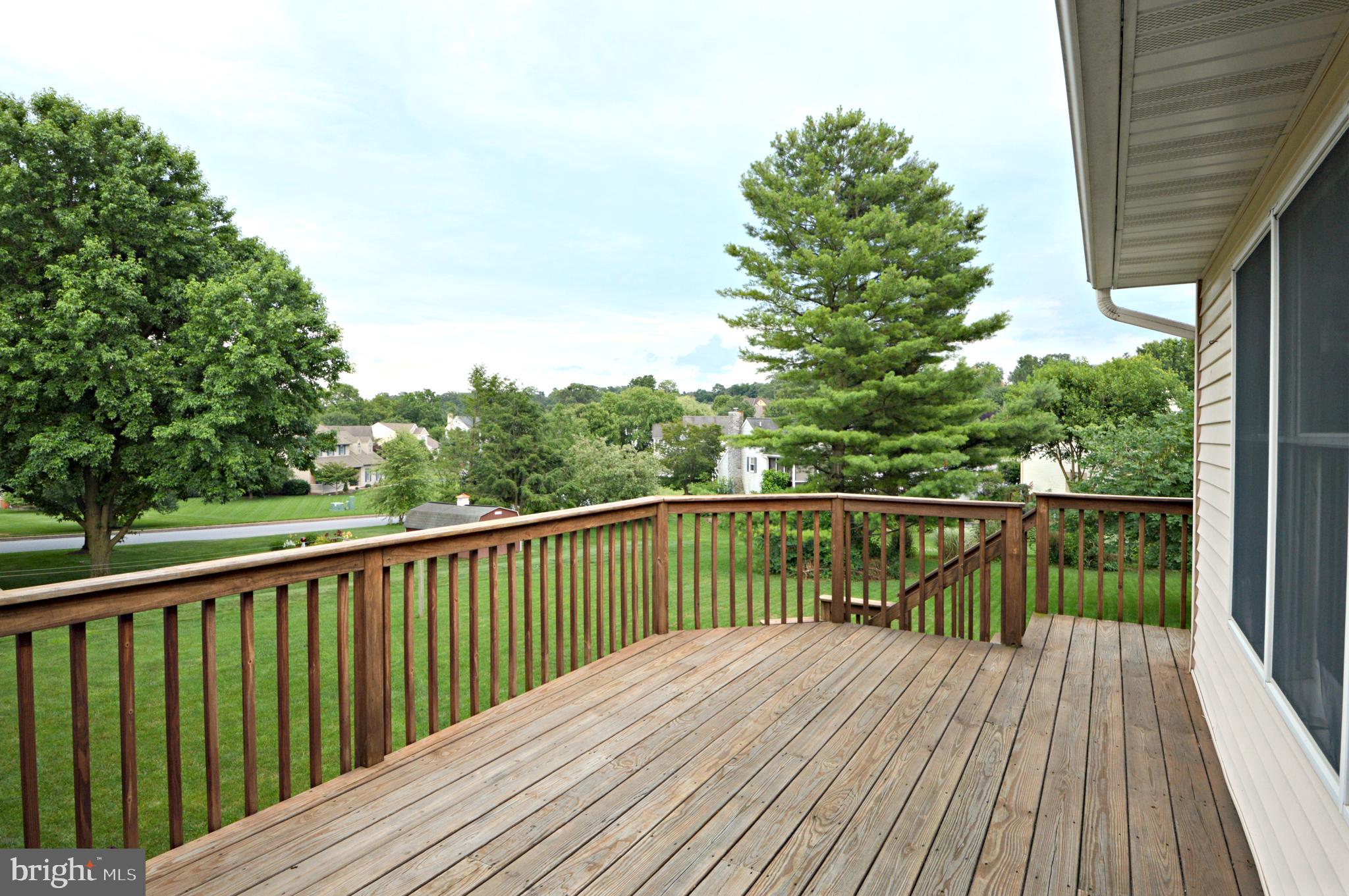 114 Pleasant View Drive Lititz, PA 17543 - Photo 23 of 26 Deck overlooking peaceful backyard