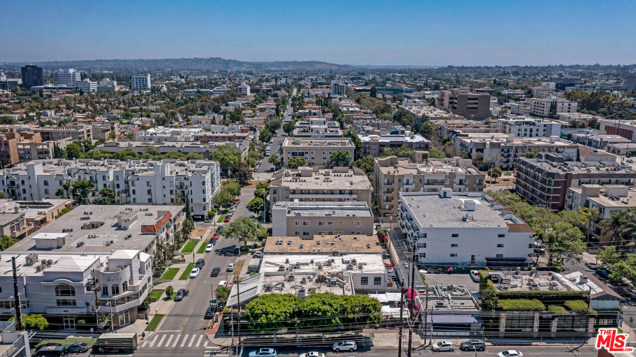 309 South Hamel Road Los Angeles, CA 90048 - Photo 22 of 34 an aerial view of a city