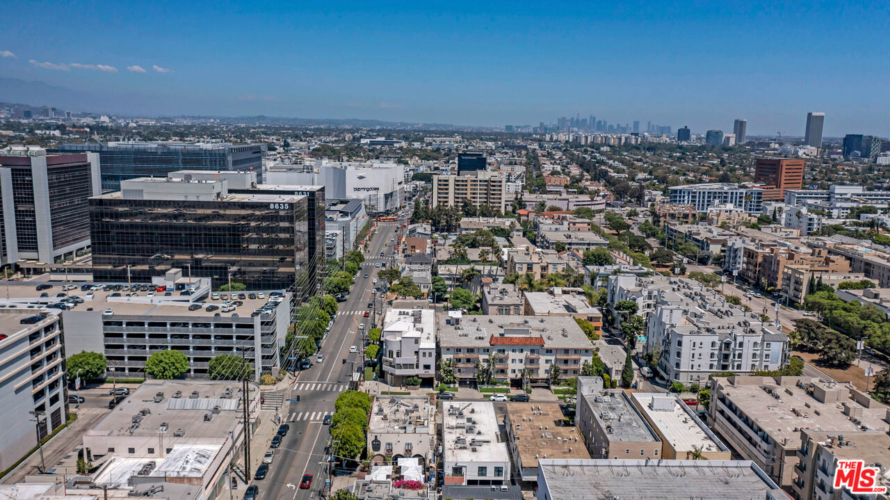 309 South Hamel Road Los Angeles, CA 90048 - Photo 23 of 34 an aerial view of a city