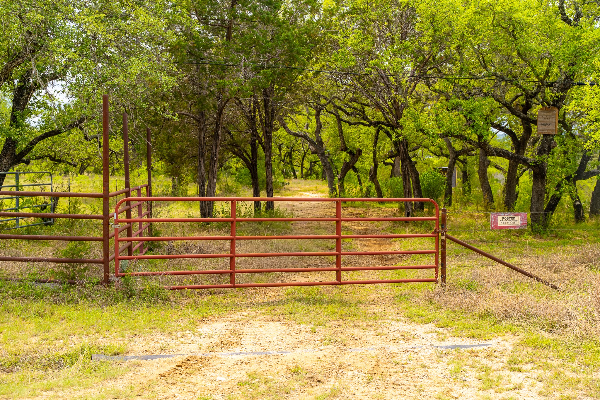 28205 Turner Ranch Road Marble Falls, TX 78654 - Photo 11 of 39 a view of park with wooden fence and trees