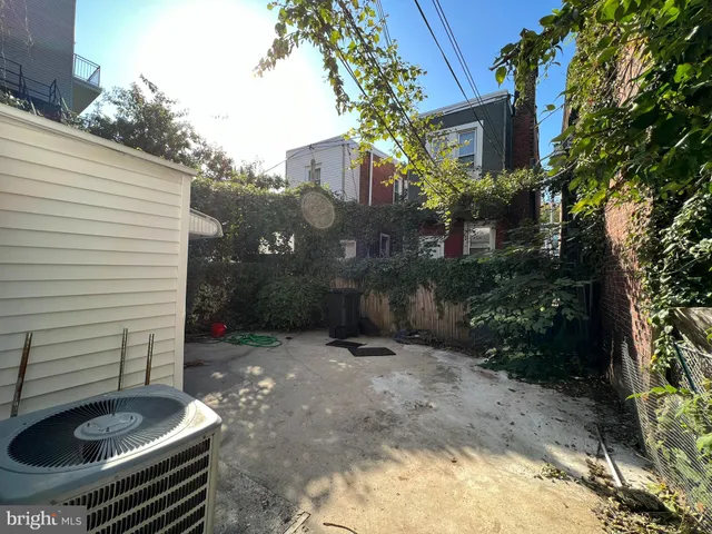 a backyard of a house