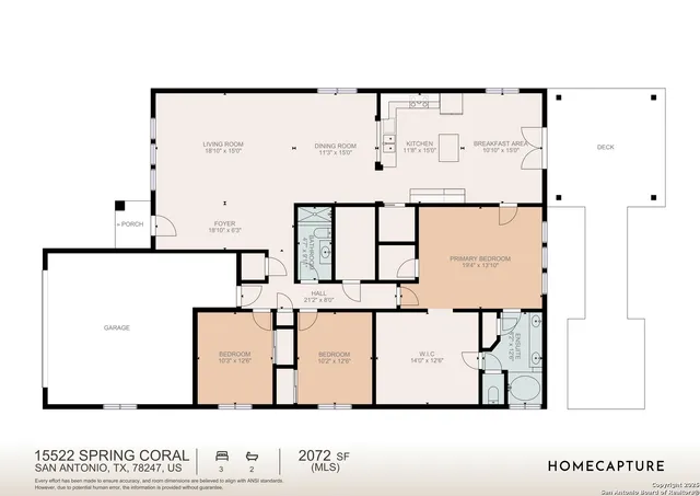 $335,000 | 15522 Spring Coral, San Antonio, TX 78247