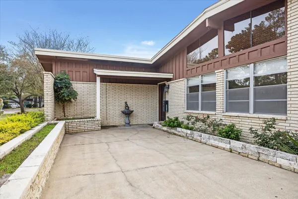 a view of a house with a patio
