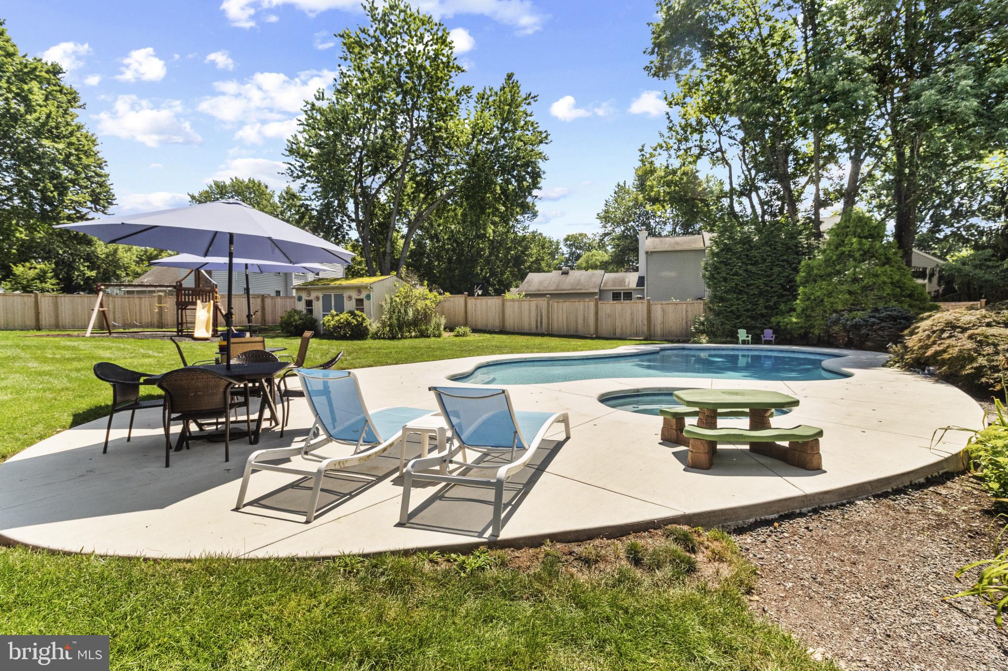 62 John Dyer Way Doylestown, PA 18902 - Photo 35 of 37 a view of a backyard with sitting area