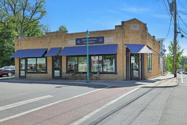 a sign on the side of a building