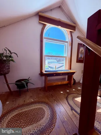 a living room with a couch and a table