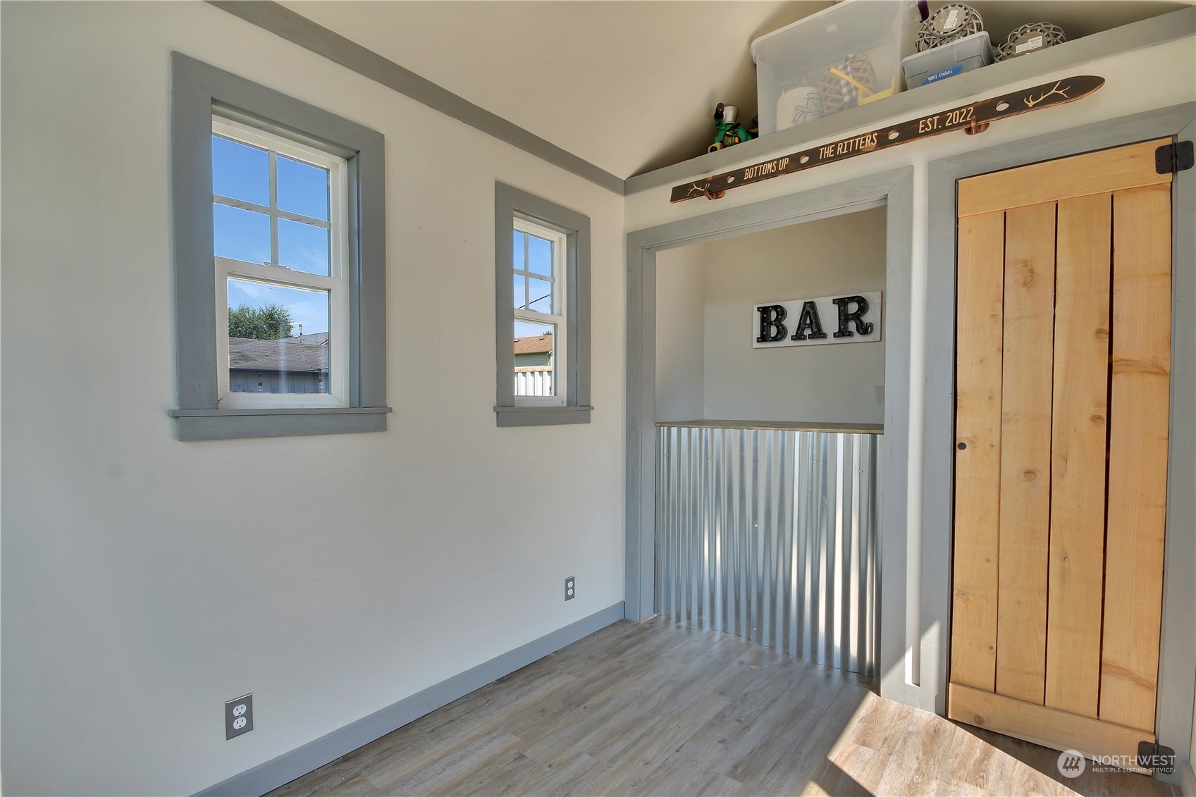 263 Perkins Street Buckley, WA 98321 - Photo 18 of 21 a view of a hallway with wooden floor and entryway