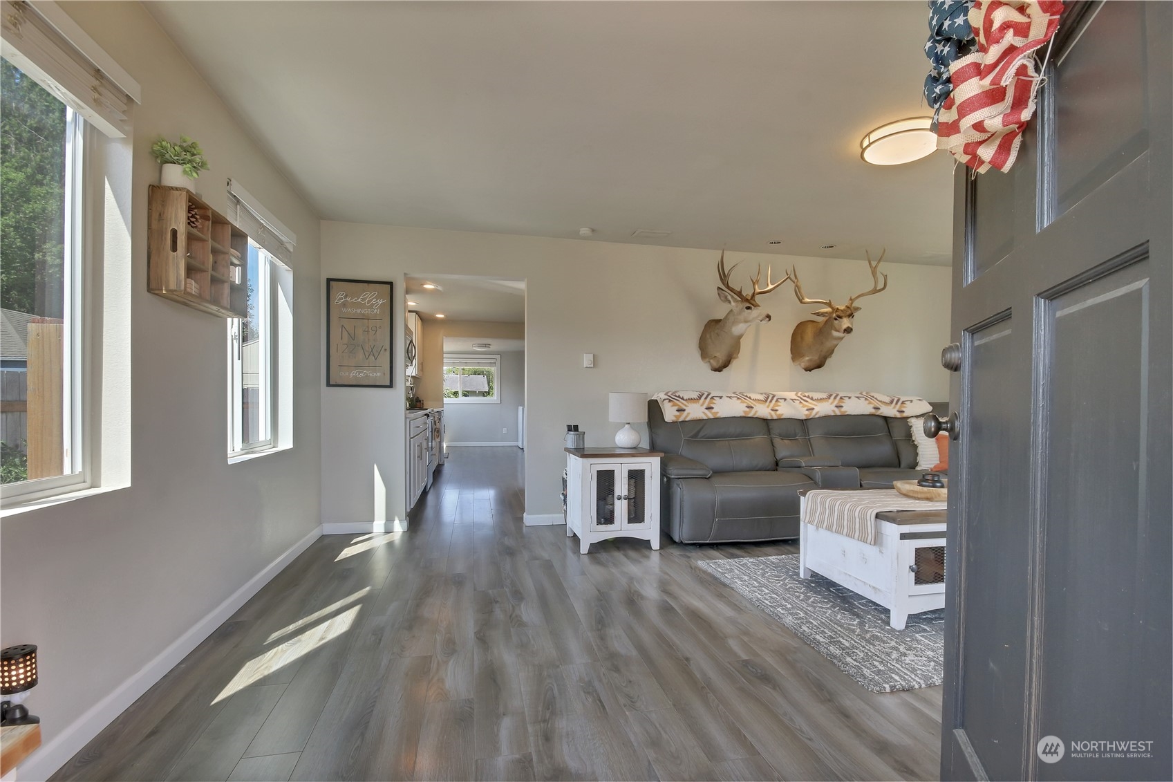 263 Perkins Street Buckley, WA 98321 - Photo 4 of 21 a living room with furniture and wooden floor