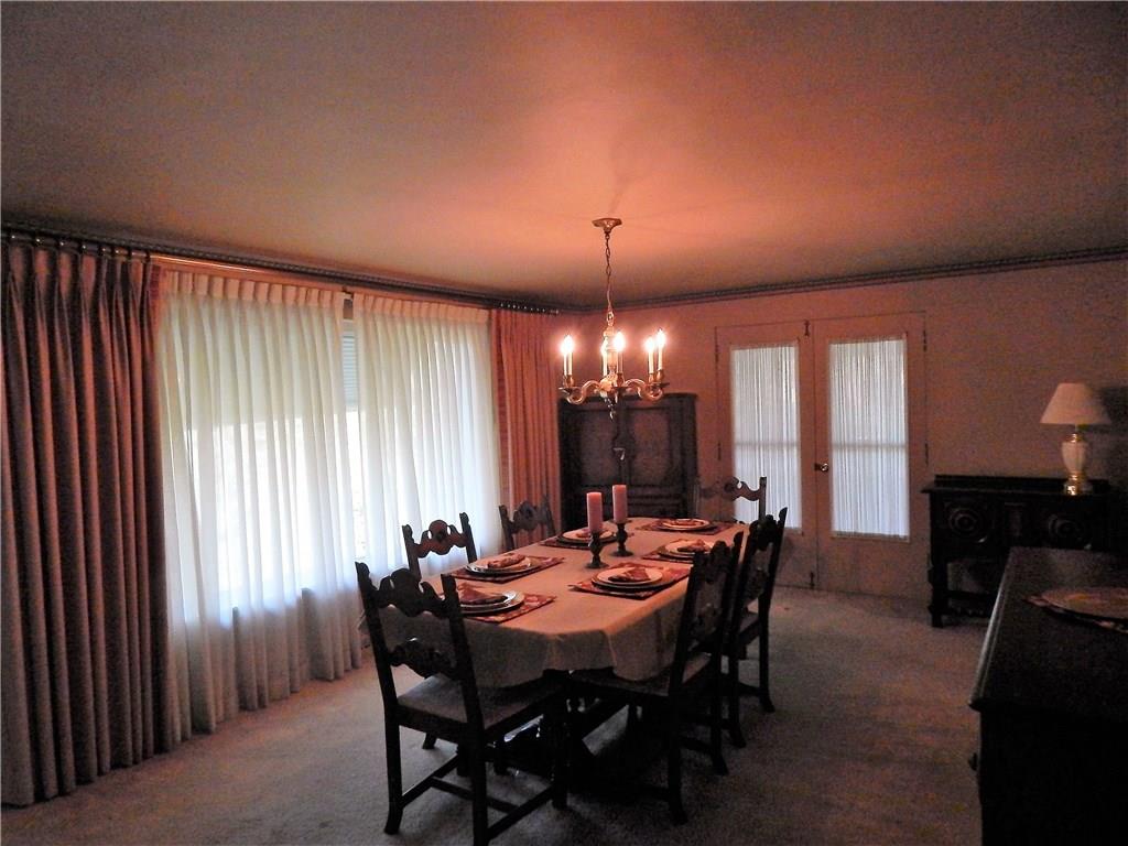 2513 Haymaker Road Monroeville, PA 15146 - Photo 5 of 21 DINING ROOM WITH FRENCH DOORS TO THE ENCLOSED PORCH.