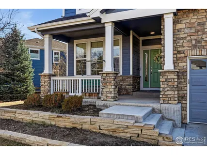 front view of a house with a porch