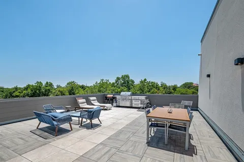 a outdoor space with furniture