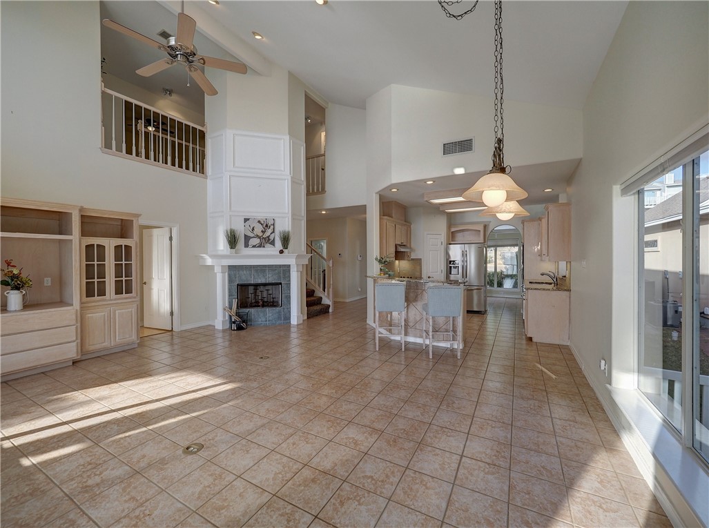 1343 Bayview Drive Portland, TX 78374 - Photo 13 of 36 a dining room with furniture and a chandelier